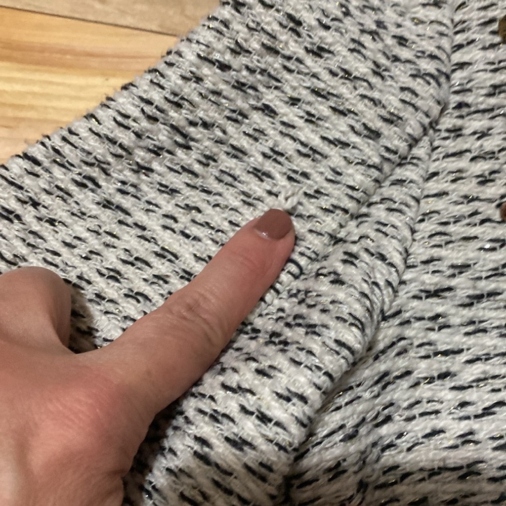 Line and Dot Tweed Sweater Jacket - Picture 9 of 17